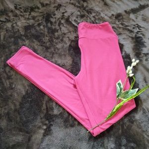 Pink OS Lularoe Leggings
